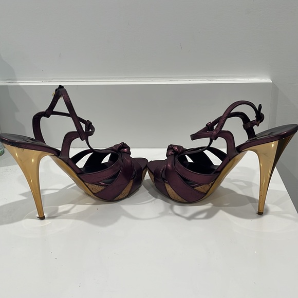 Like New Miu Miu Strappy Heels Size 38 1/2 - Picture 6 of 9